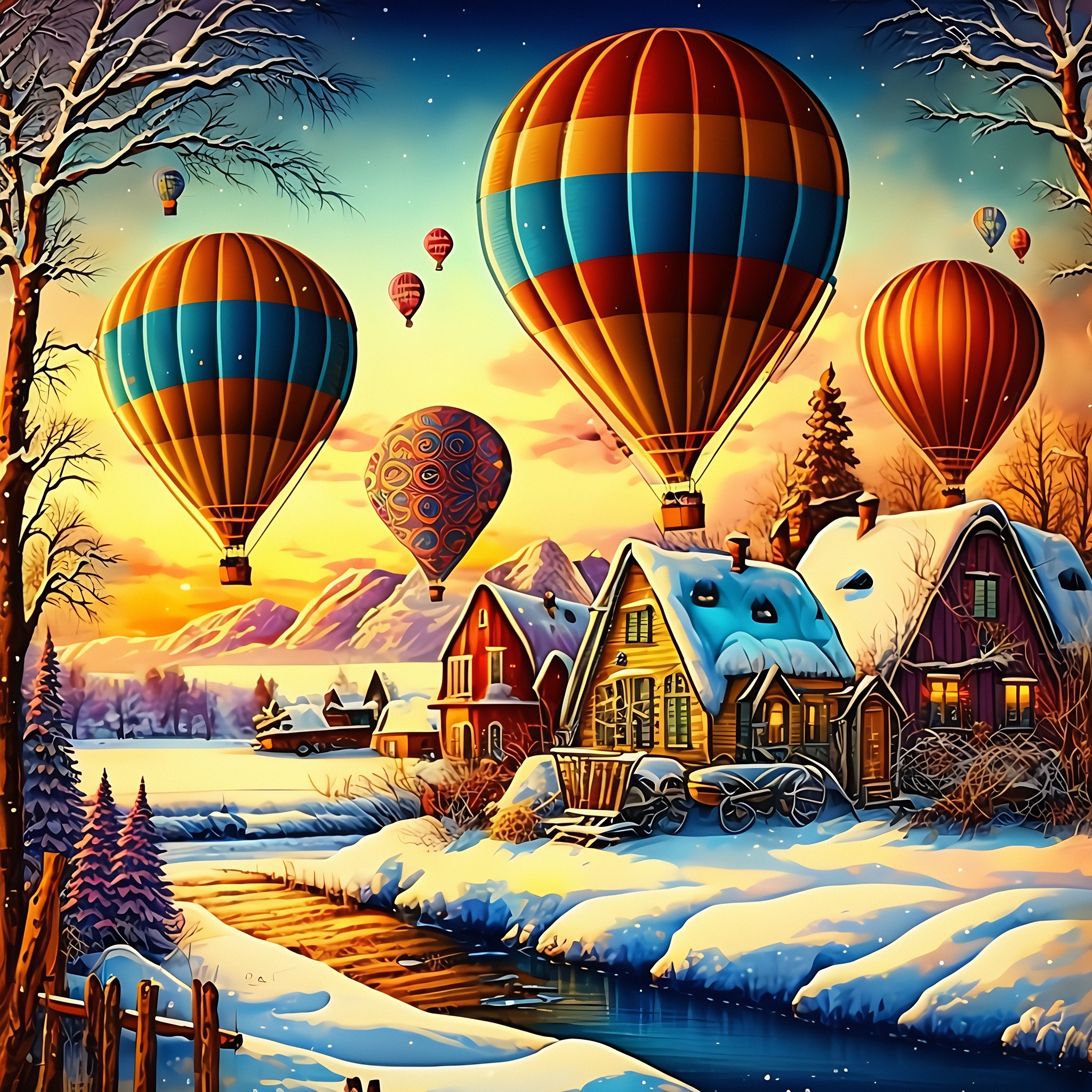 Hot Air Balloons jigsaw puzzle by Gotiva