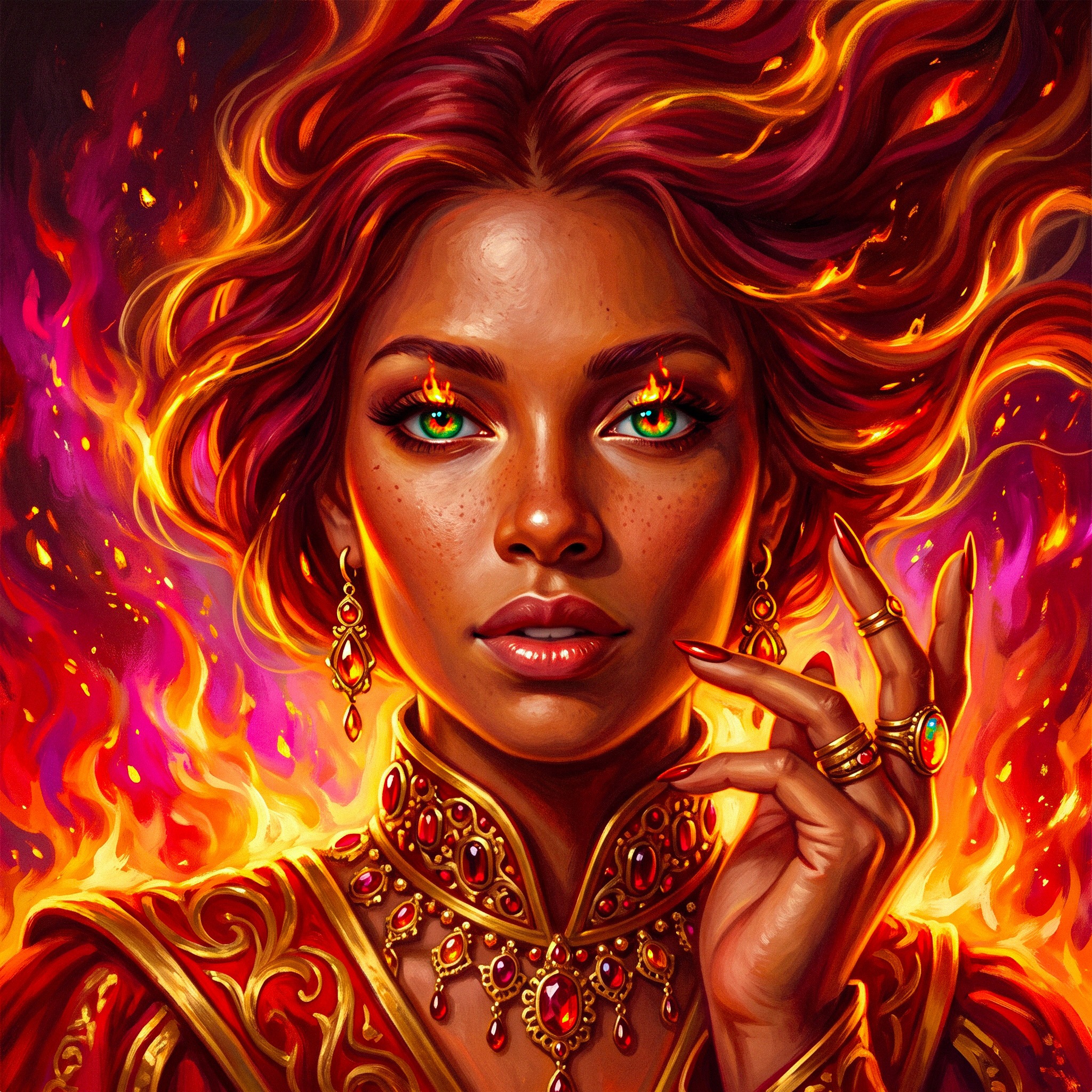 Fire Look jigsaw puzzle by Your Knight