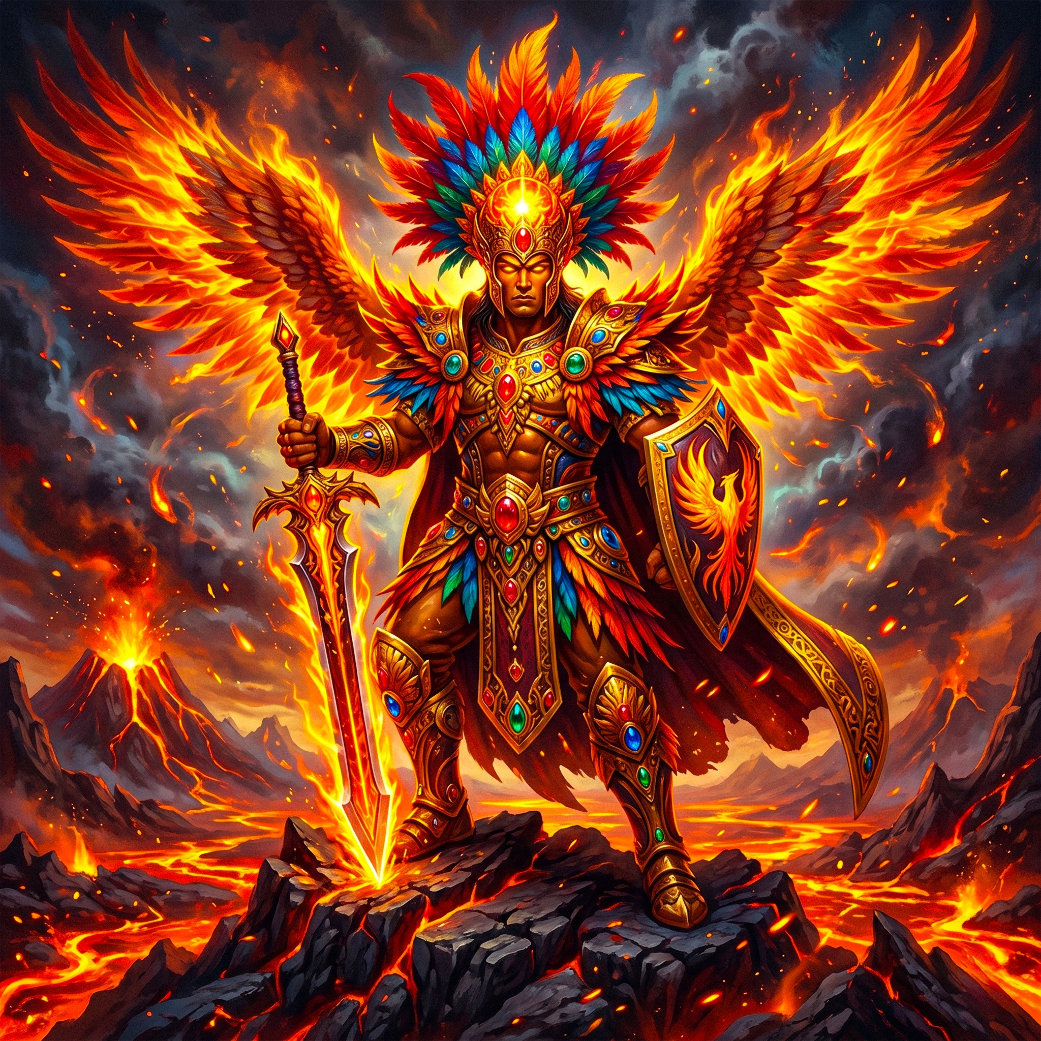Fire Warrior jigsaw puzzle by Your Knight