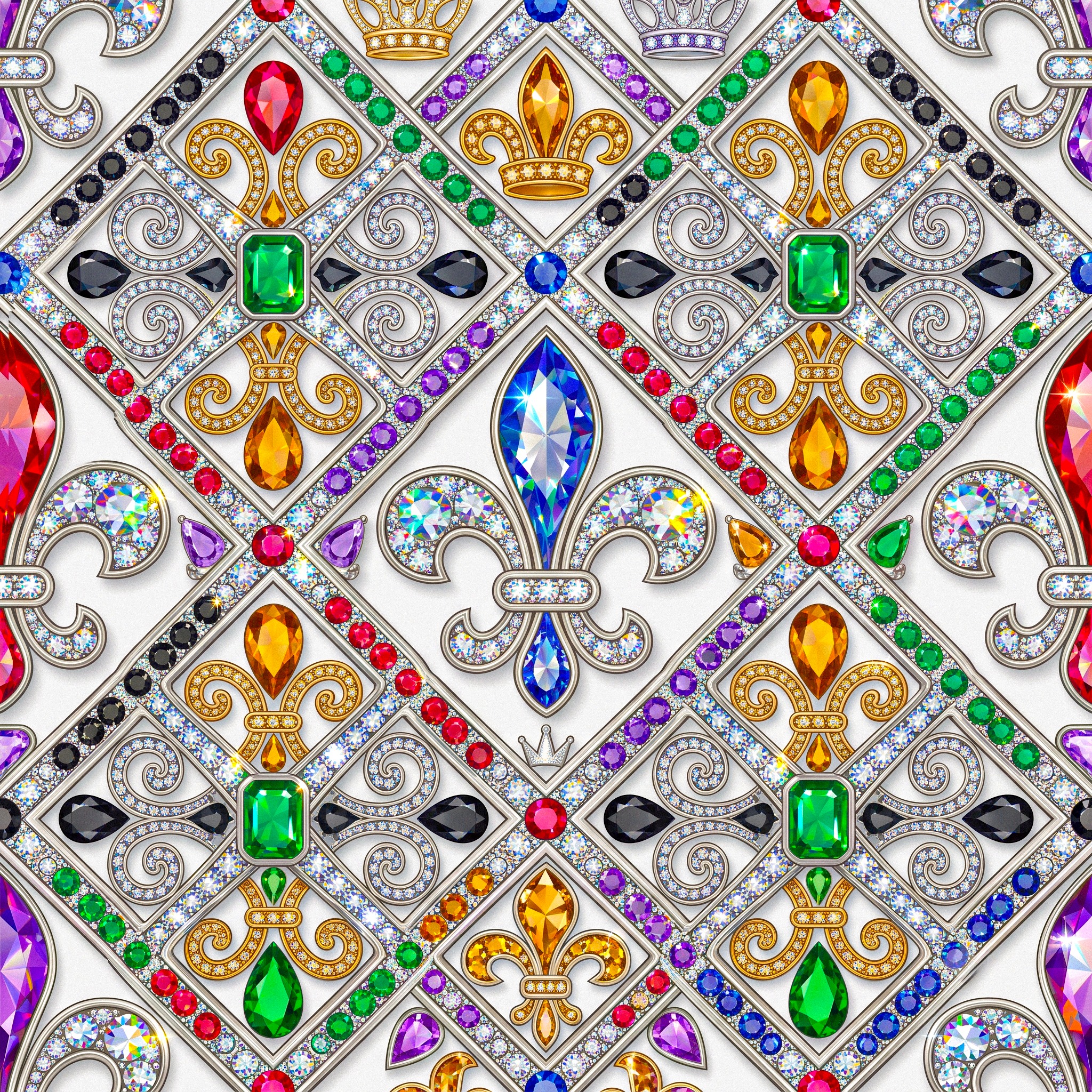 Sparkly Crystals jigsaw puzzle by Gotiva