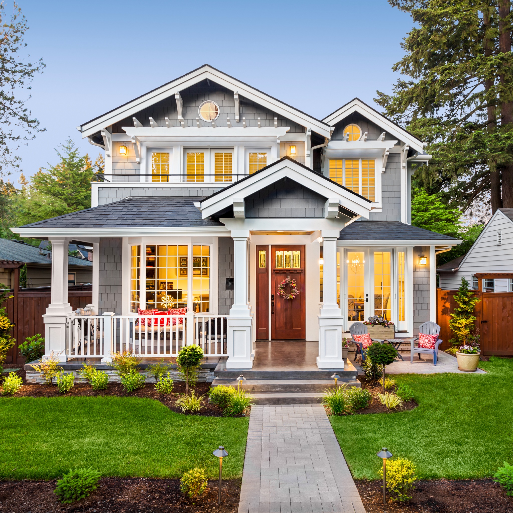 Suburban House With Front Yard jigsaw puzzle by Gotiva