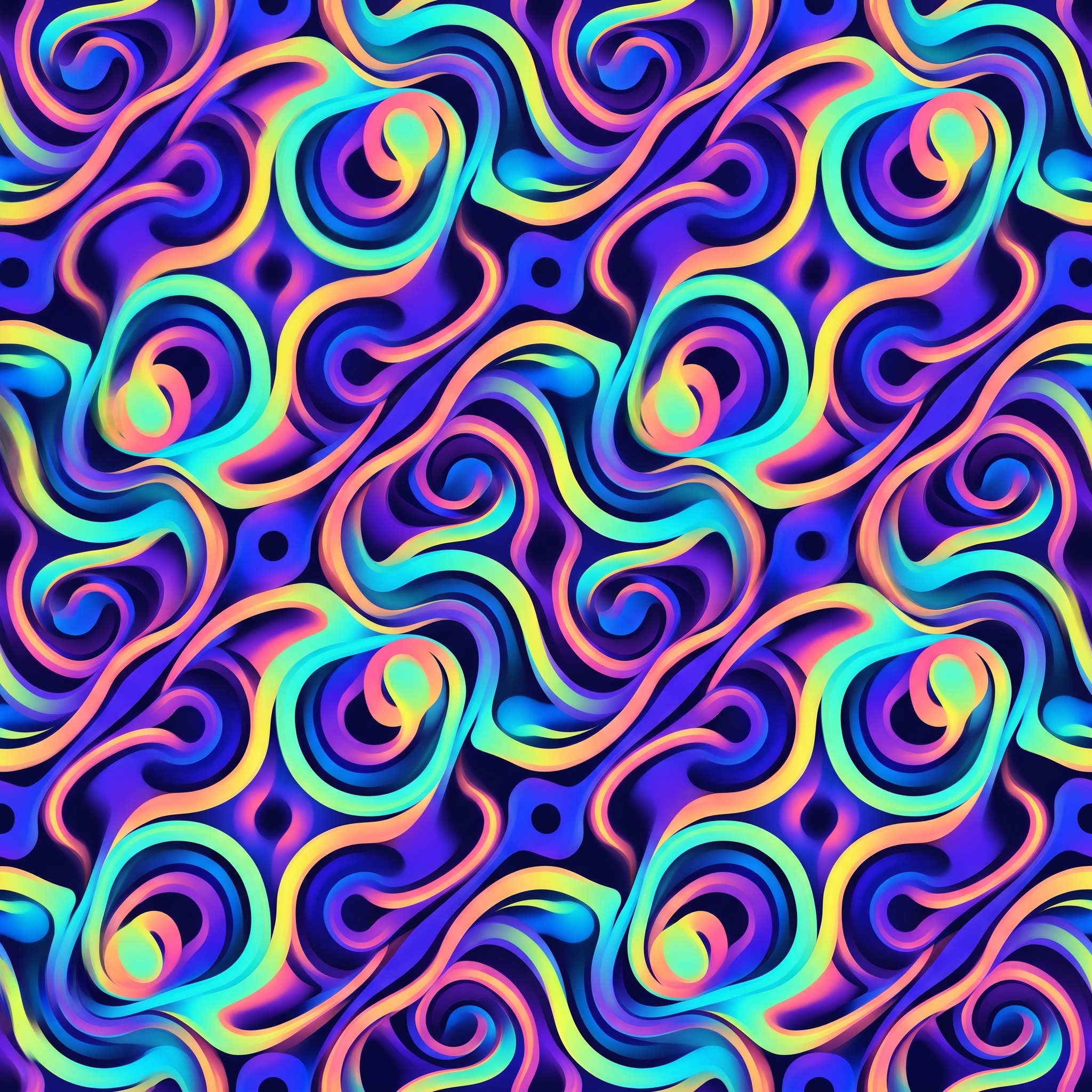 Blue jigsaw puzzle by Colorithm