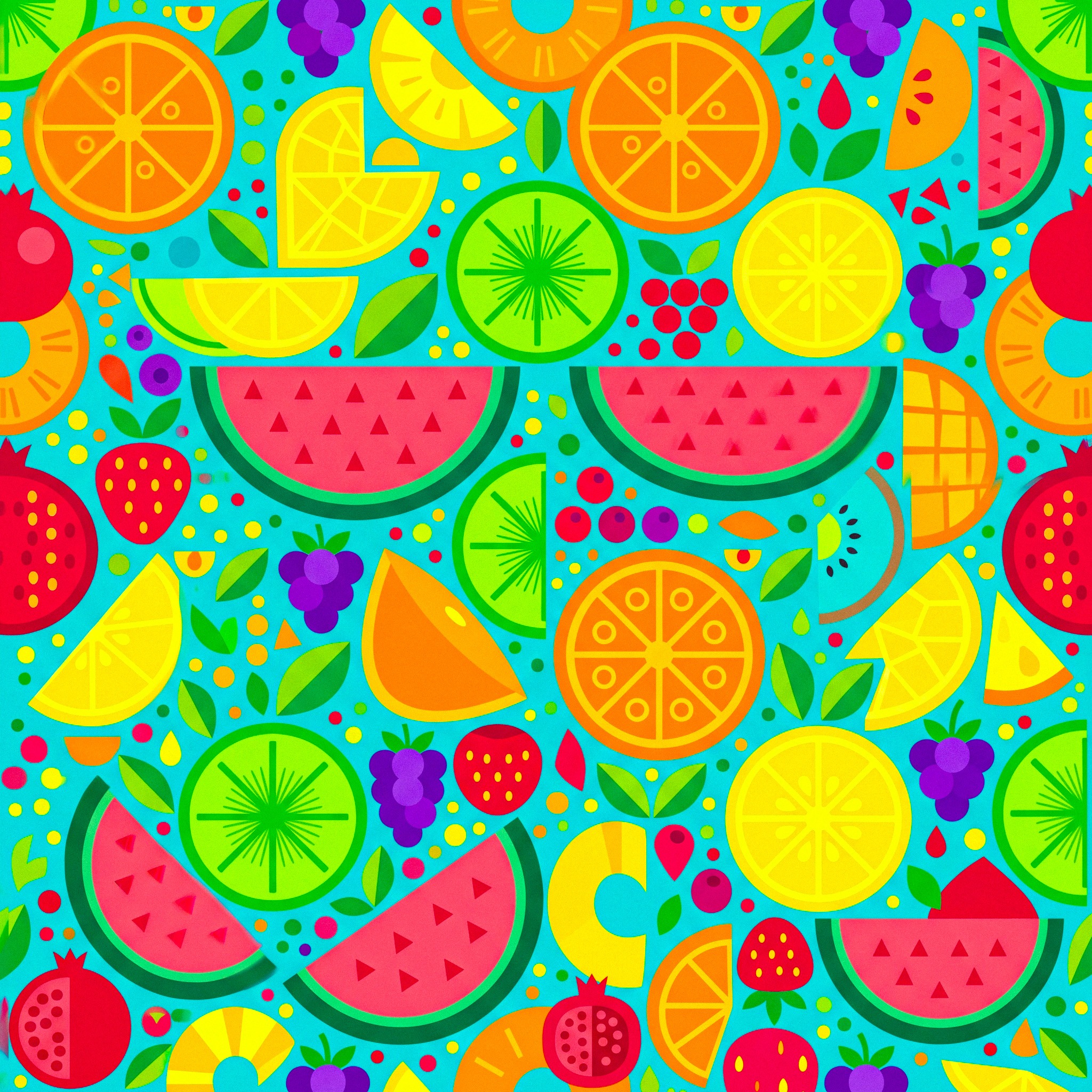 Fruit Pattern jigsaw puzzle by Colorithm