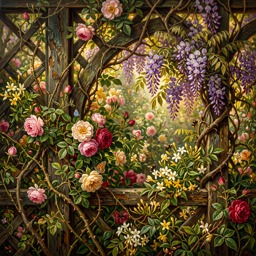 Garden jigsaw puzzle by Lady Elara
