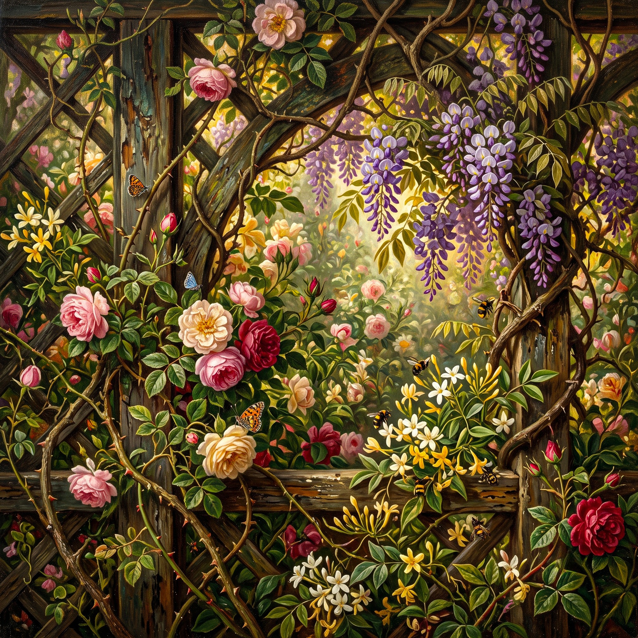 Garden jigsaw puzzle by Lady Elara