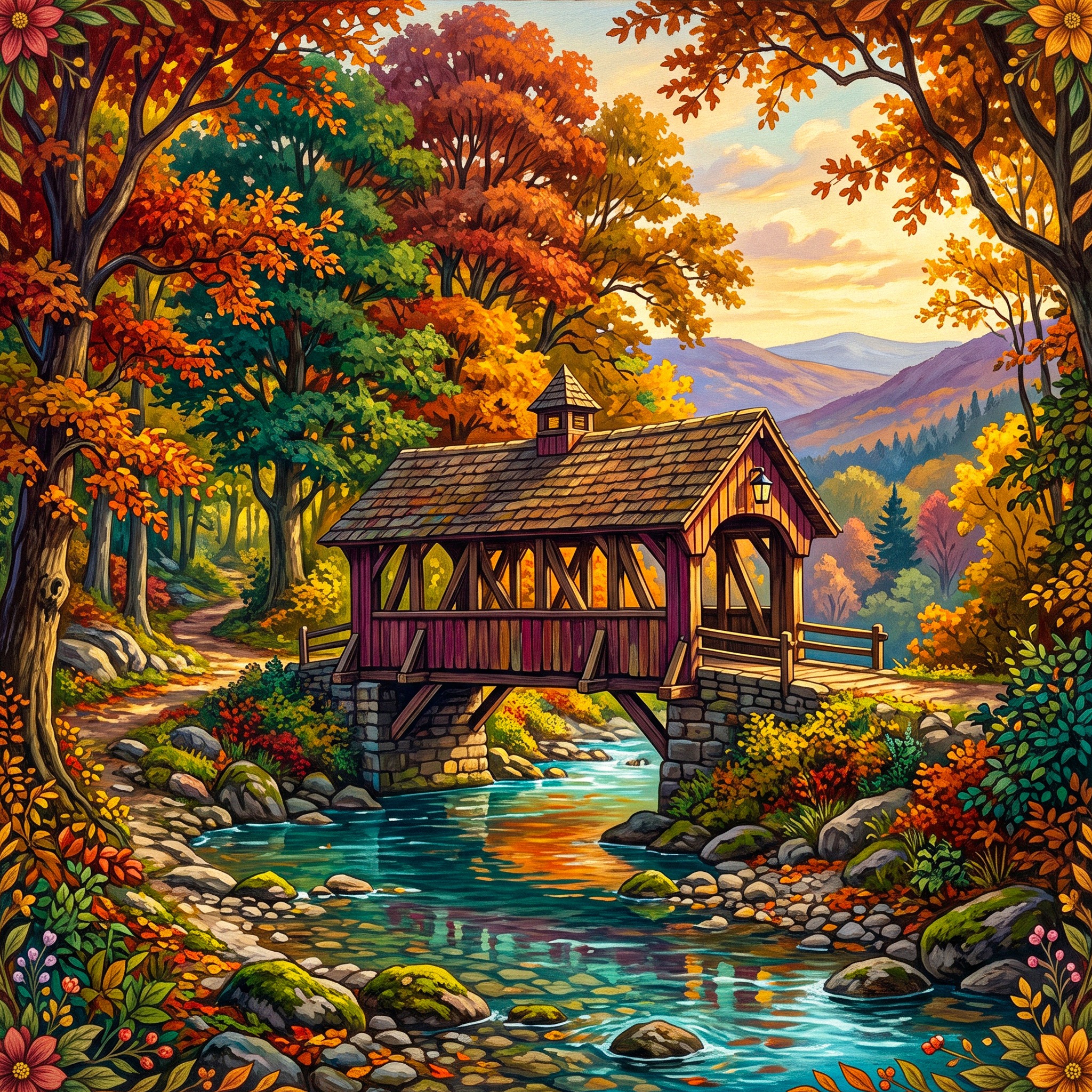 Bridge jigsaw puzzle by Gotiva