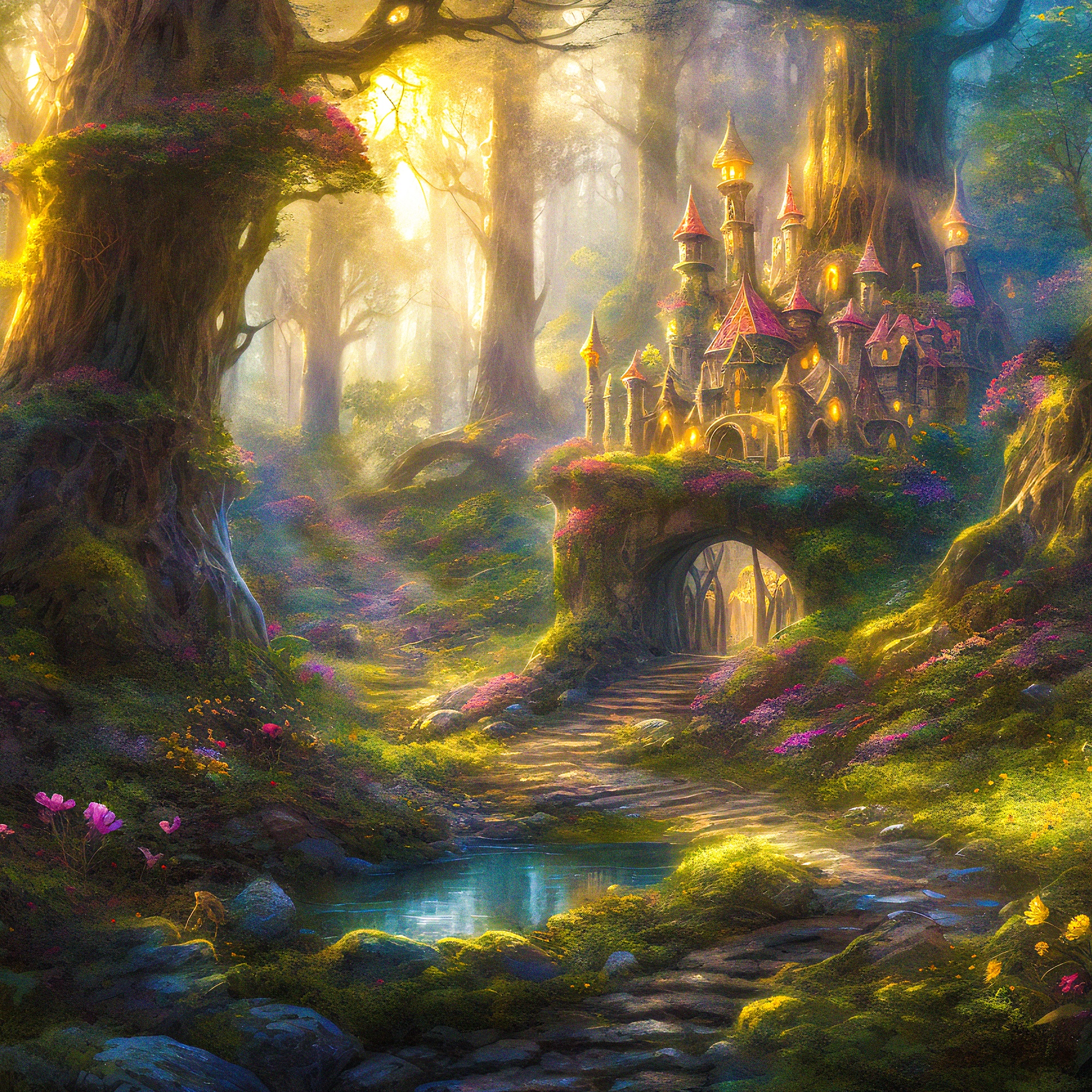 Enchanted forest jigsaw puzzle by Gotiva