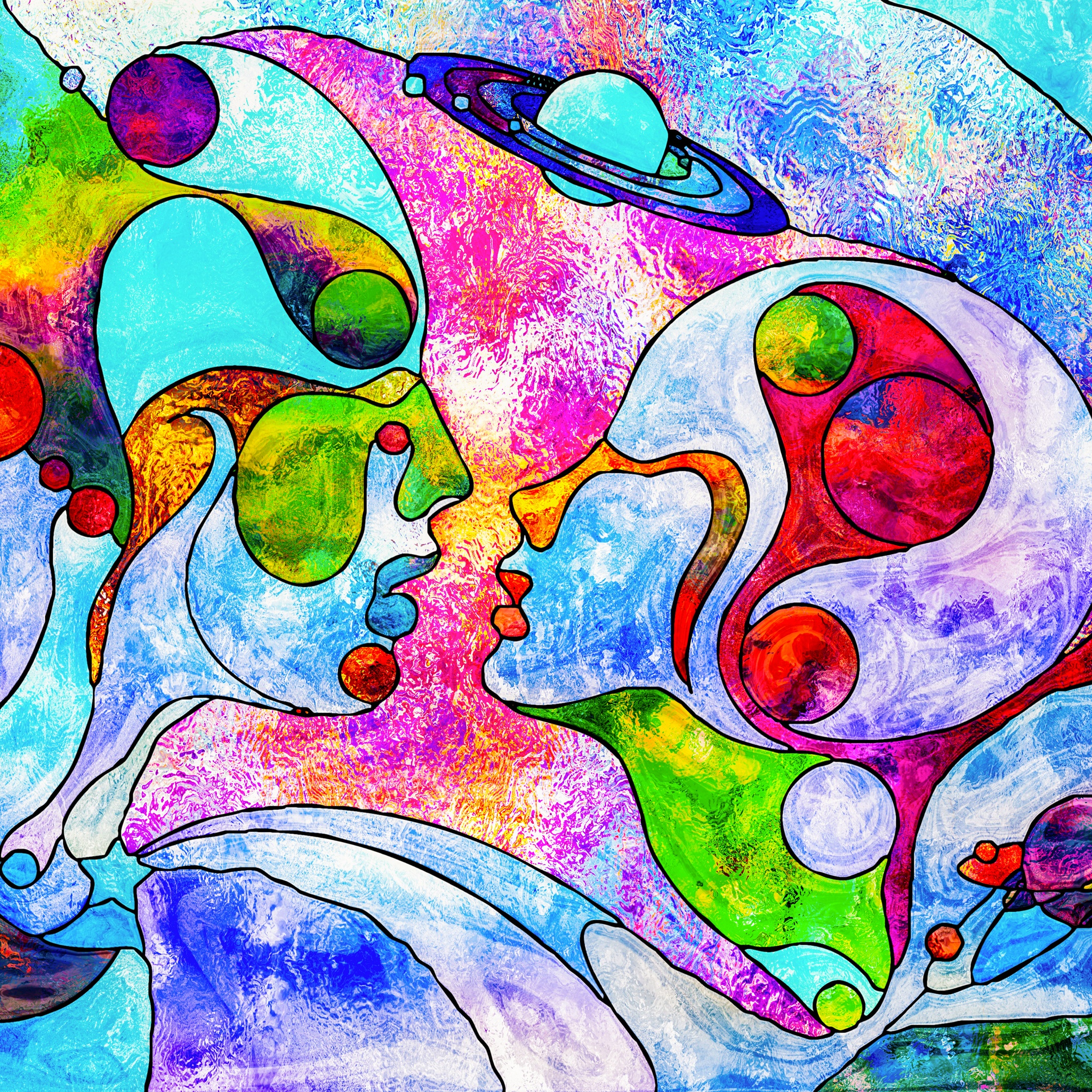 Abstract People jigsaw puzzle by Gotiva