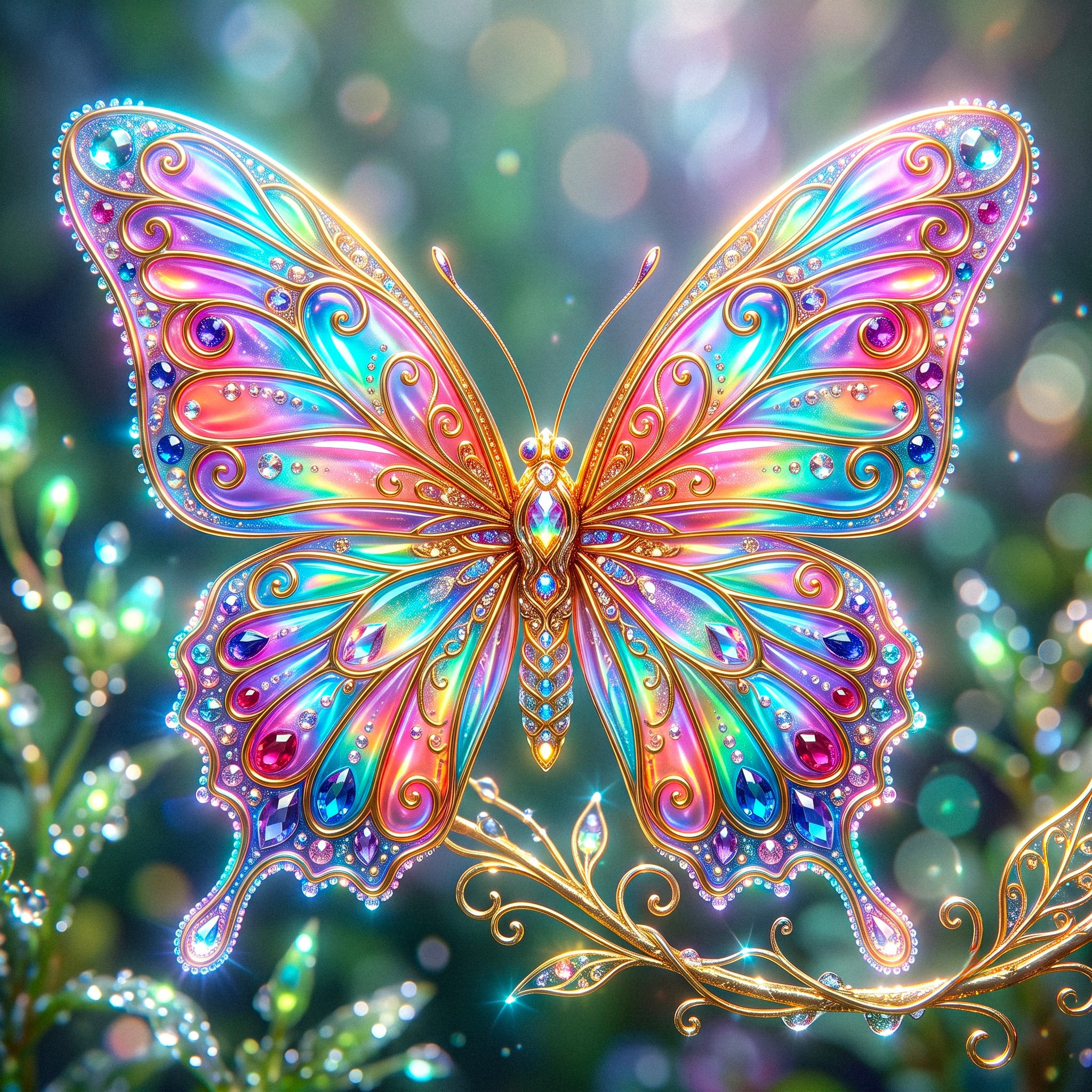 Glowing Wings jigsaw puzzle by Gotiva