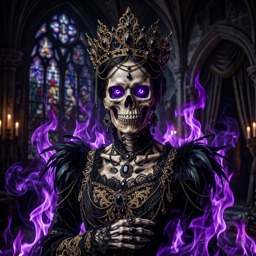Violet Skull