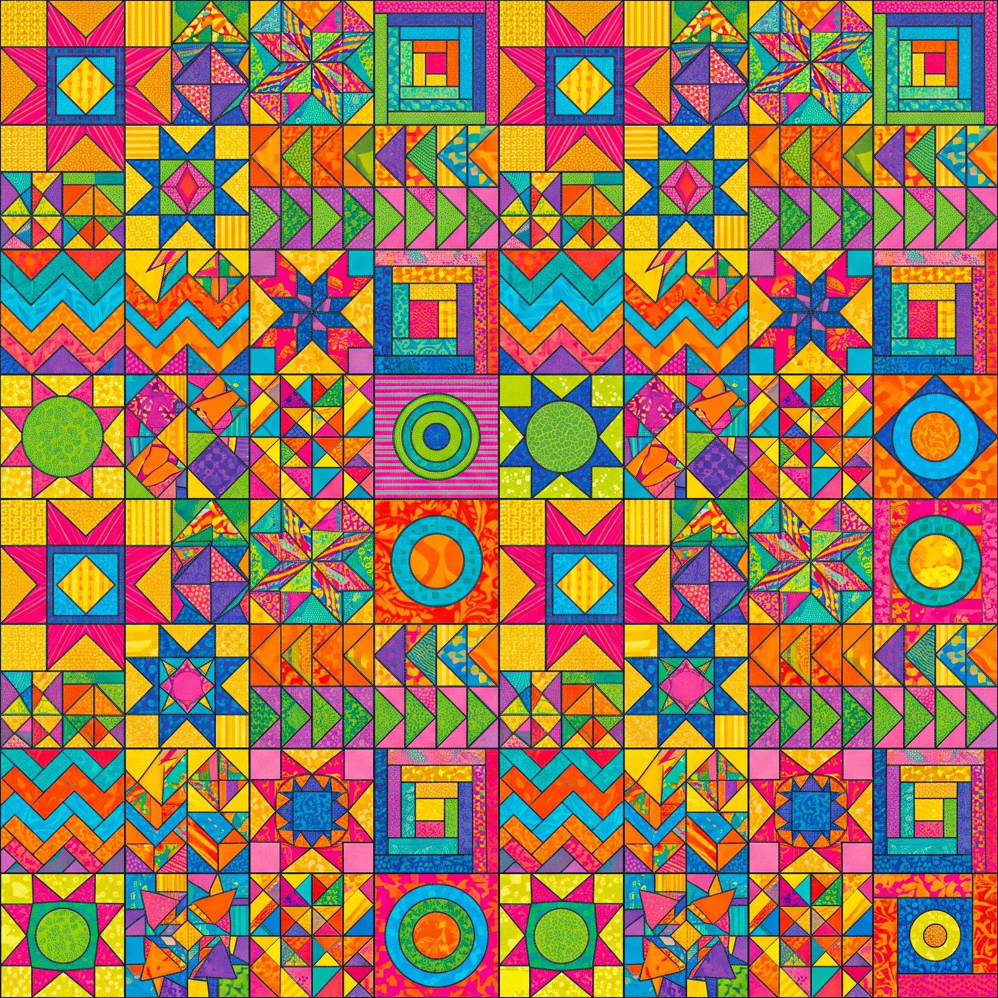 Mosaic jigsaw puzzle by Colorithm