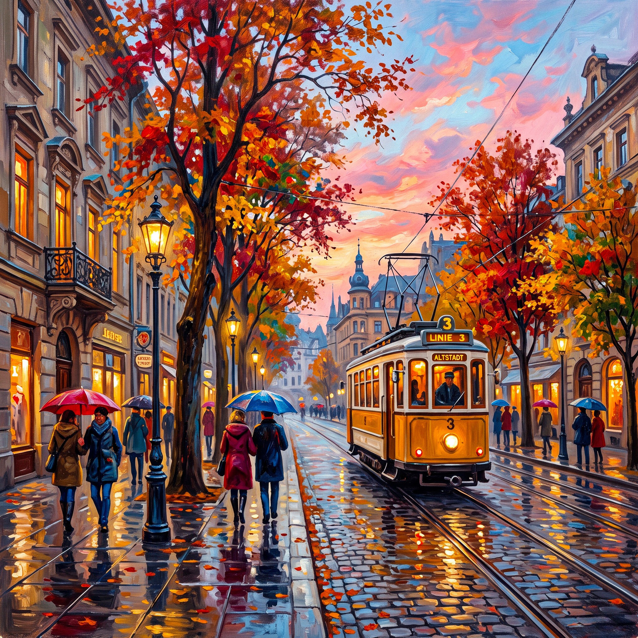 Rainy City jigsaw puzzle by Gotiva