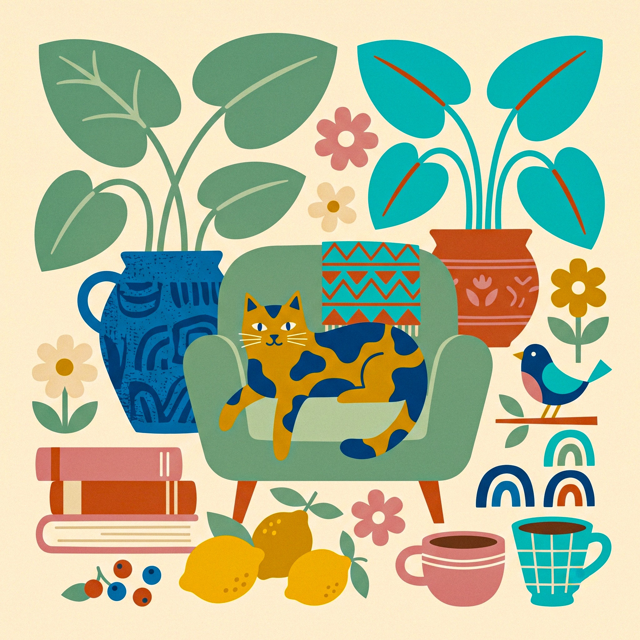 Chilling jigsaw puzzle by Silvia Arts