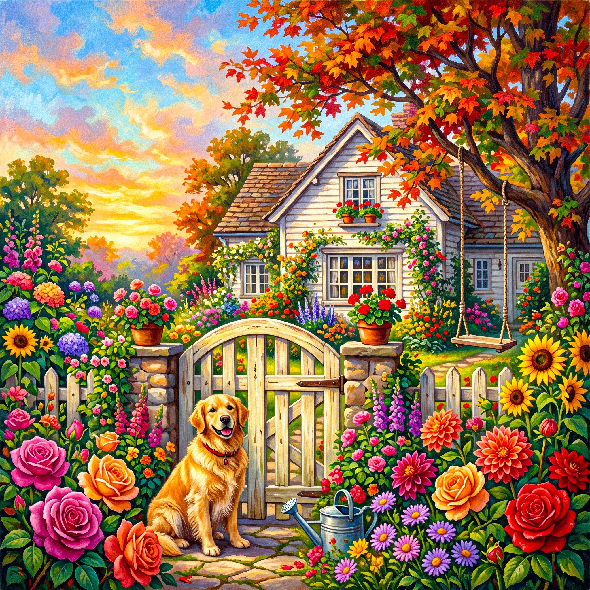 Home and Dog jigsaw puzzle by Classic Art Jenny