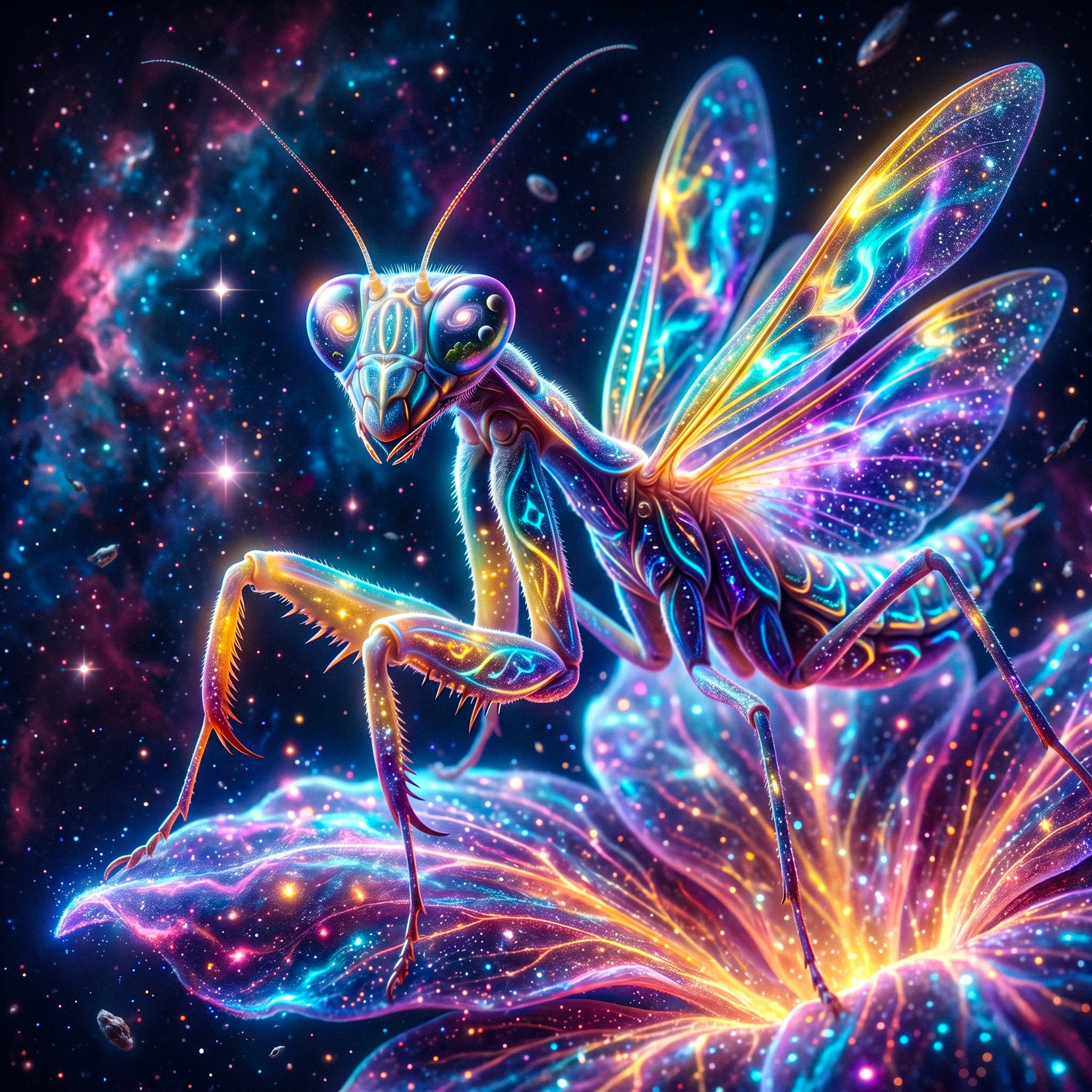 Space Insect jigsaw puzzle by Amazia Art
