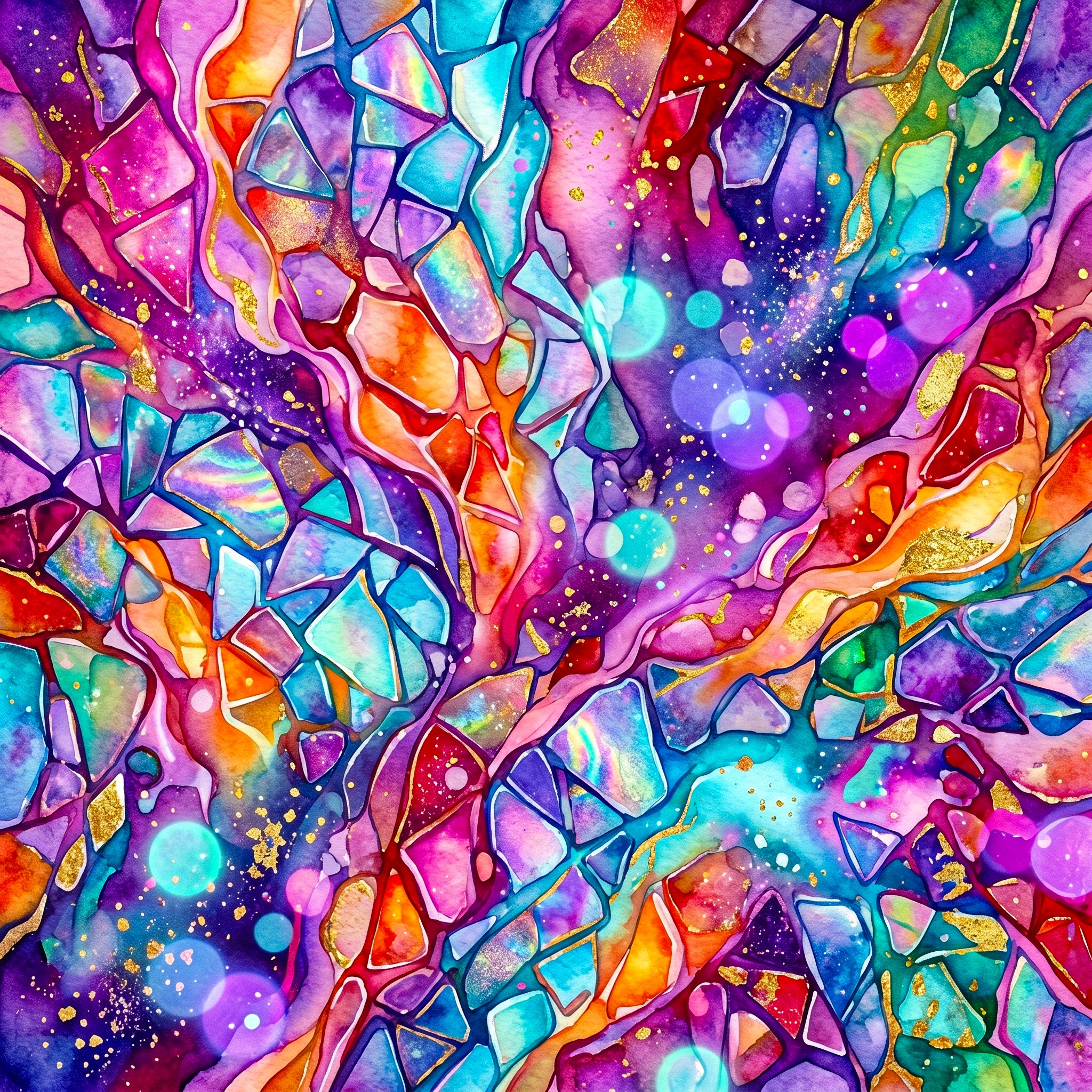 Particles jigsaw puzzle by Colorithm