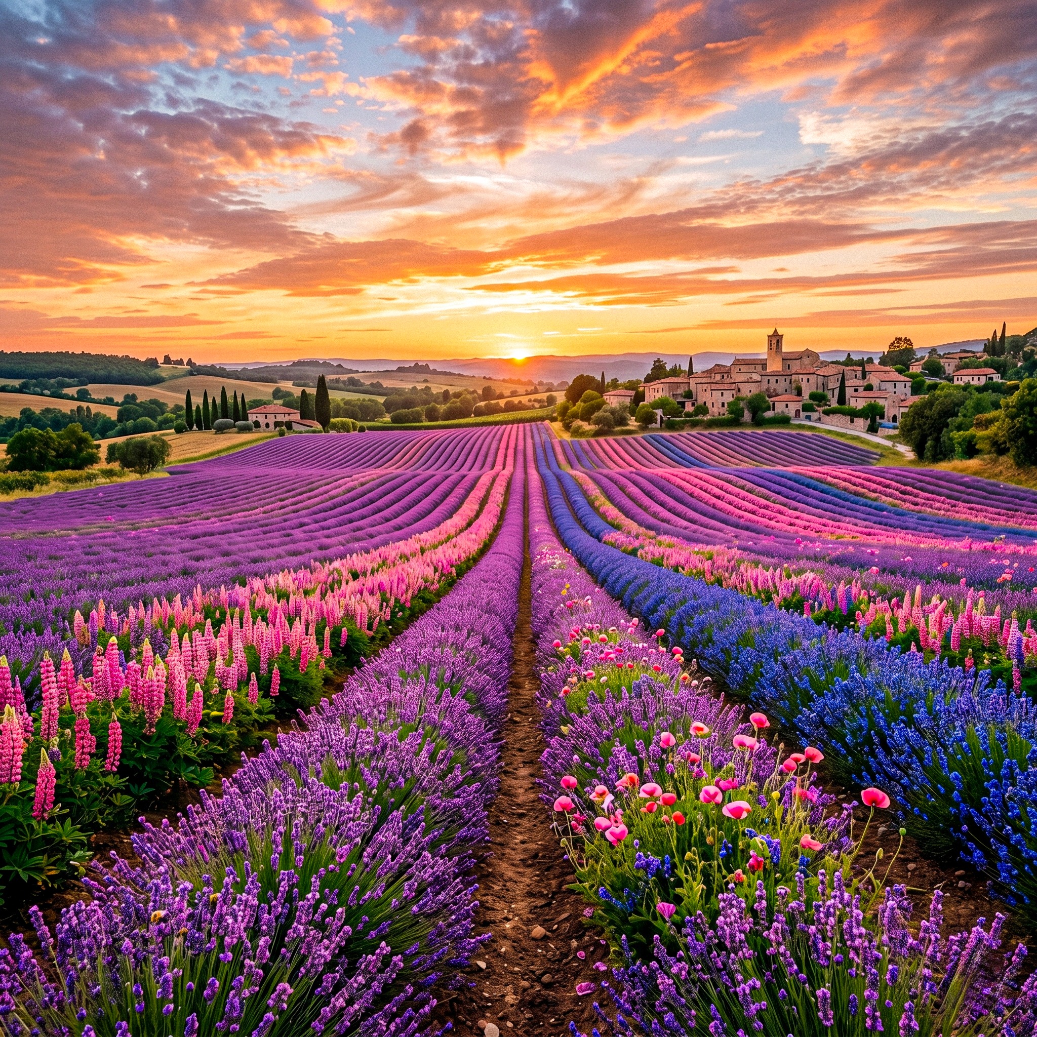 Lavendor Fields jigsaw puzzle by Grant Photography