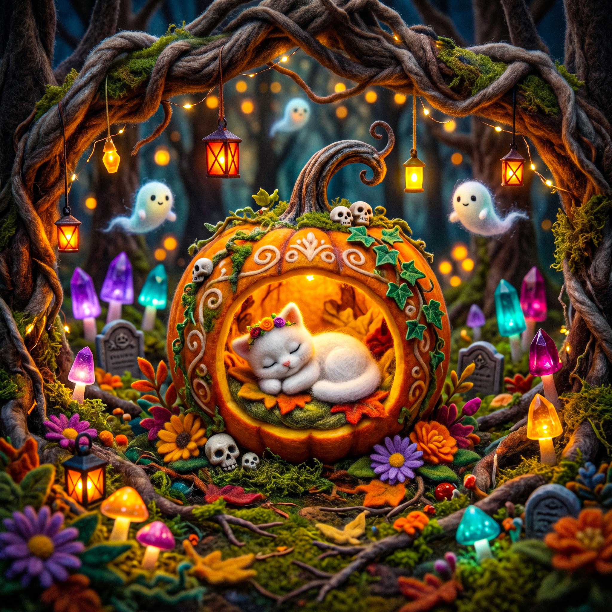 Sleepy Cat jigsaw puzzle by Soft Haunt