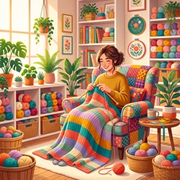 Knitting jigsaw puzzle by Gotiva
