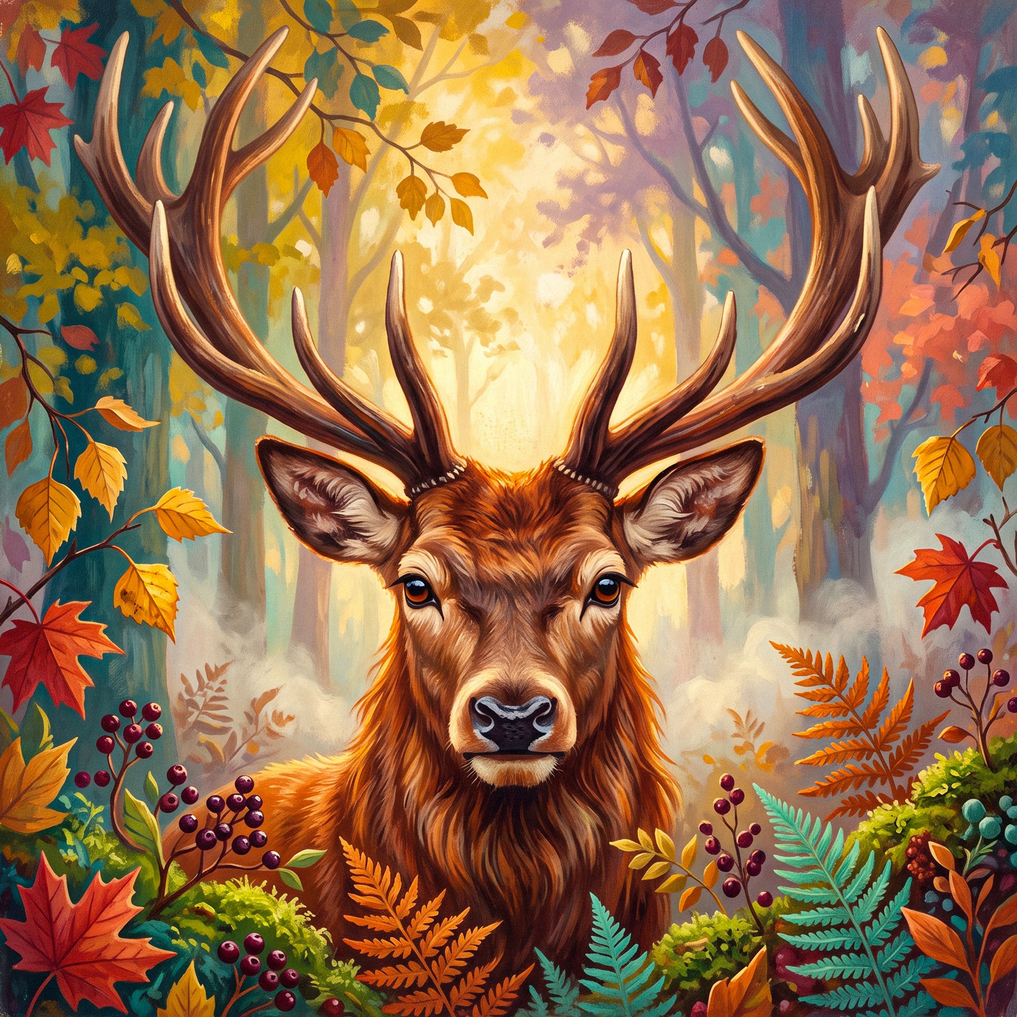Stag Deer jigsaw puzzle by Gotiva