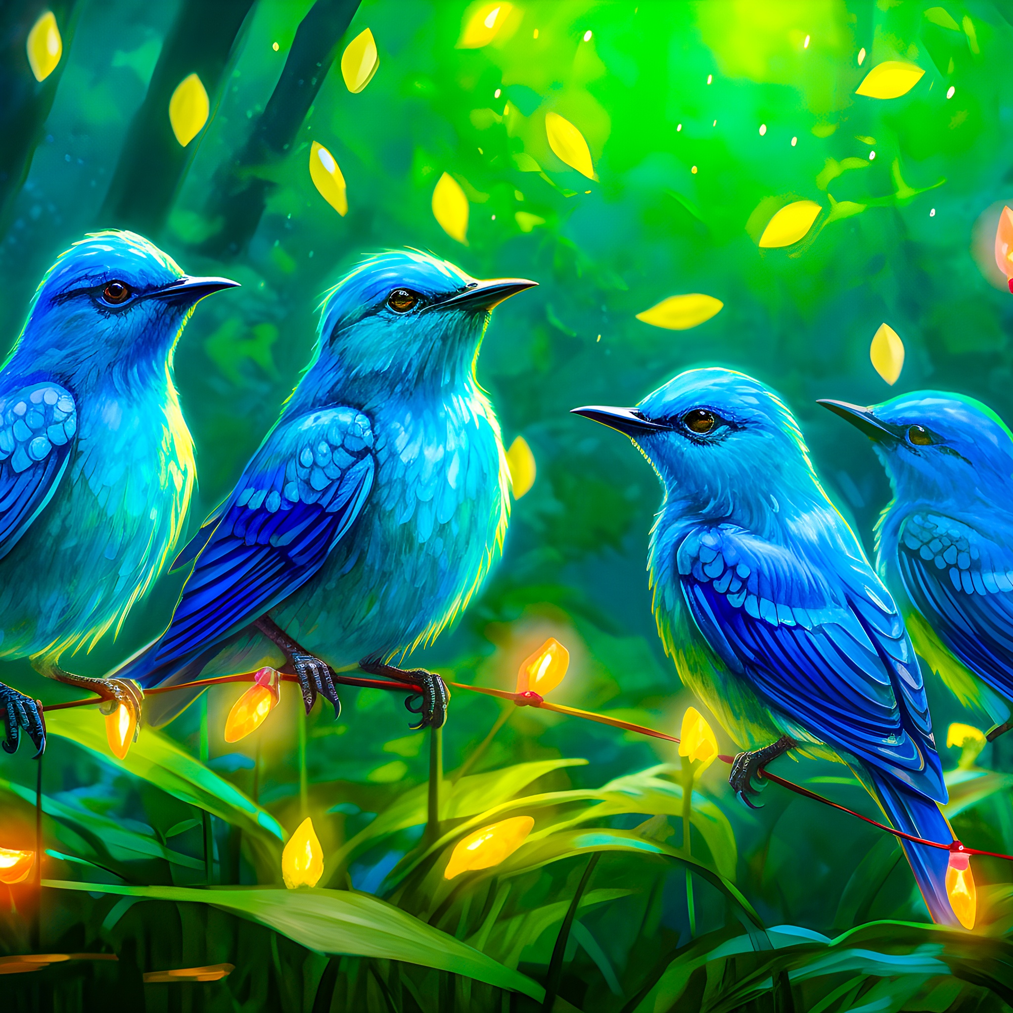 Bird squad jigsaw puzzle by Gotiva