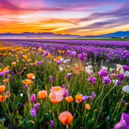 Flower fields jigsaw puzzle by Gotiva
