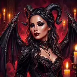 Demon jigsaw puzzle by Raven Veil