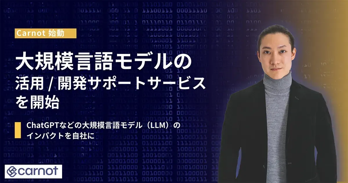 ChatGPTなどの大規模言語モデルの開発 / 活用サポートサービスを開始