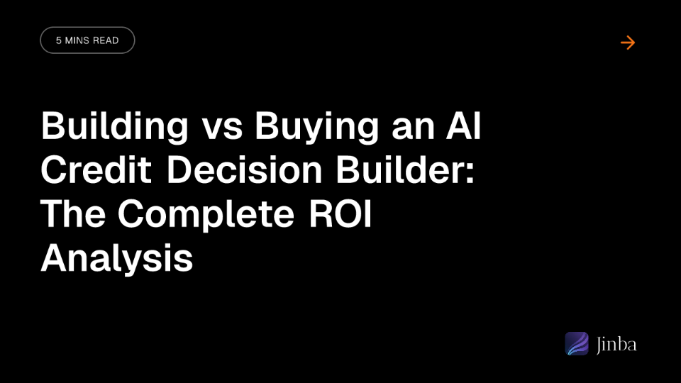 Building vs Buying an AI Credit Decision Builder: The Complete ROI Analysis