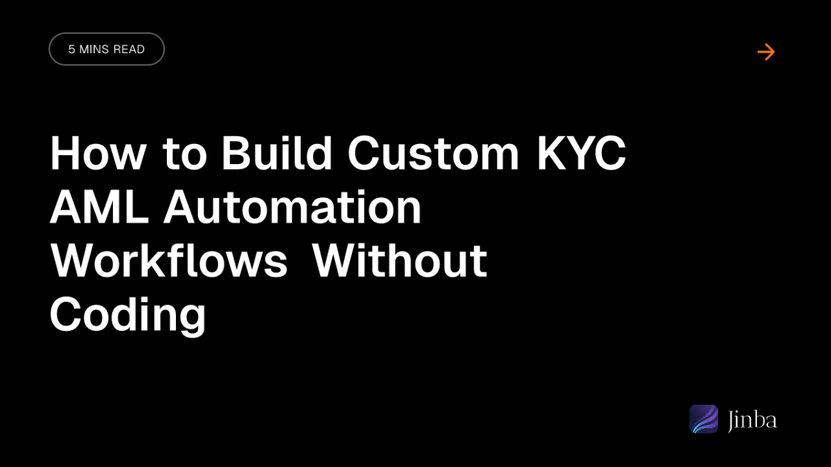 How to Build Custom KYC AML Automation Workflows Without Coding