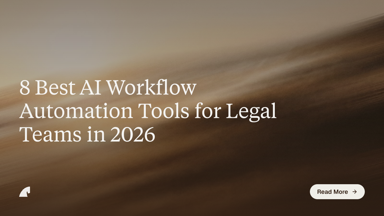 8 Best AI Workflow Automation Tools for Legal Teams in 2026