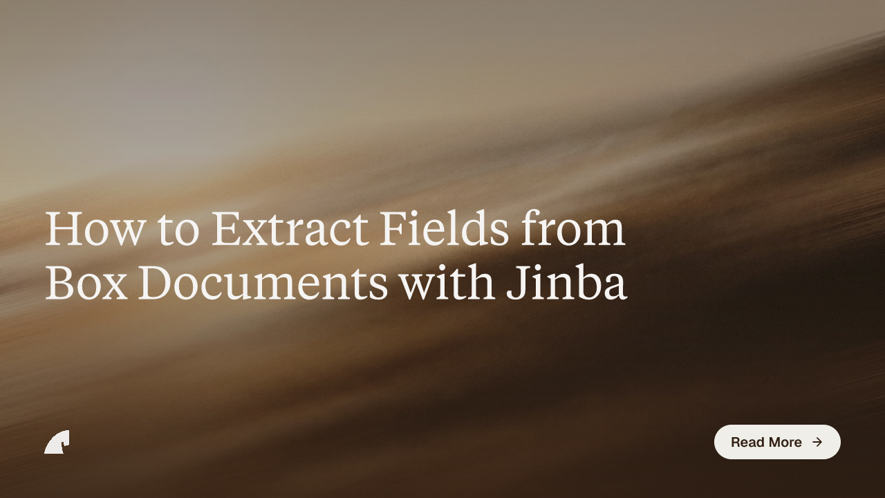 How to Extract Fields from Box Documents with Jinba