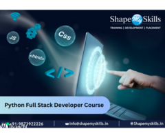 Unlock Your Potential with Python Full Stack Course in Noida by ShapeMySkills