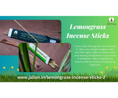 Order Lemongrass Incense Sticks Online - Jallan