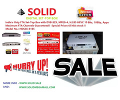 SOLID HDS2X-6165 H.265 10Bits HEVC DVB-S2X FullHD FTA Set-Top Box
