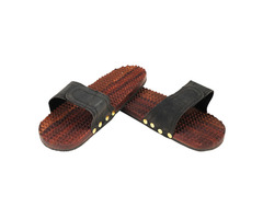 Experience Wellness with Wooden Acupressure Slippers from Karigar Creations - Image 2