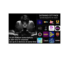 SOLID SATRANGI MONTHLY PACK: 19 OTT apps and over 250 live channels in one app!