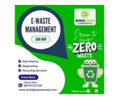 E-waste company in Gurgaon - worldgreen ewaste recycling management