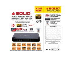 SOLID HDS2X-7272DLX S2X H.265 HD FTA Set-Top Box