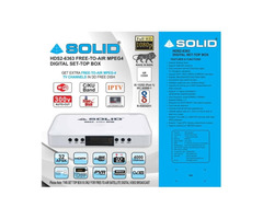 SOLID HDS2-6363 New HD MPEG-4 DVB-S2 Set-Top Box with PVR