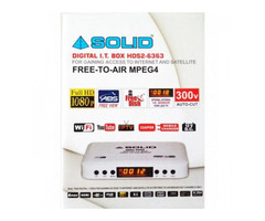 SOLID HDS2-6363 DIGITAL I.T BOX FOR GAINING ACCESS TO INTERNET AND SATELLITE