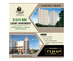 Prestige Siddharth Vihar: 2 BHK Apartments Starting at ₹1.21 Crore