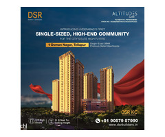 3BHK DSR Apartments in Osman nagar