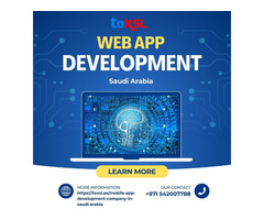 Leading Web App Development Company in Saudi Arabia | ToXSL Technologies