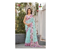 Buy Best Collection of Embroidered Sarees for Women – | Womantra
