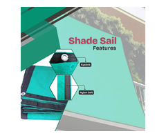 TRINQET Sun Protection Sails – 3x6mt – Green Shade Net for Balcony - Image 2