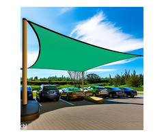 TRINQET 5x6mt Large Garden Sails | Sun Shade Net for Car