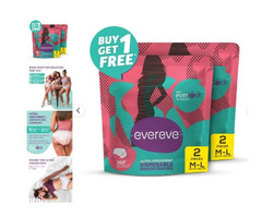 GET PERIOD PANTY FREE SAMPLE – Evereve Ultra Absorbent Disposable Period Panties, M-L, 2 Pack