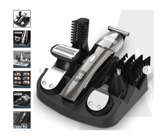 Royal 9-in-1 Multi Grooming Kit for Men | Trim, Shave & Style | Type-C, 120 Min, IPX7, Silver