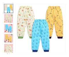 100% Cotton Baby Boys & Girls Pyjama Set – Pack of 3 | Soft, Breathable & Skin-Friendly